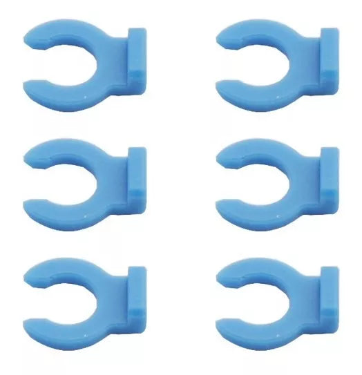 6 Travas Presilha Engate Rápido Conector Filtro Água 1/4