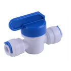 Valvula Manual Com União Conector Engate Rápido 1/4 X 1/4