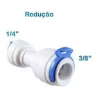 União Engate Rápido 1/4 Para 3/8 Conexão P/ Filtro De Água