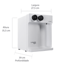 Purificador de Água Alcalina Branco - Giom