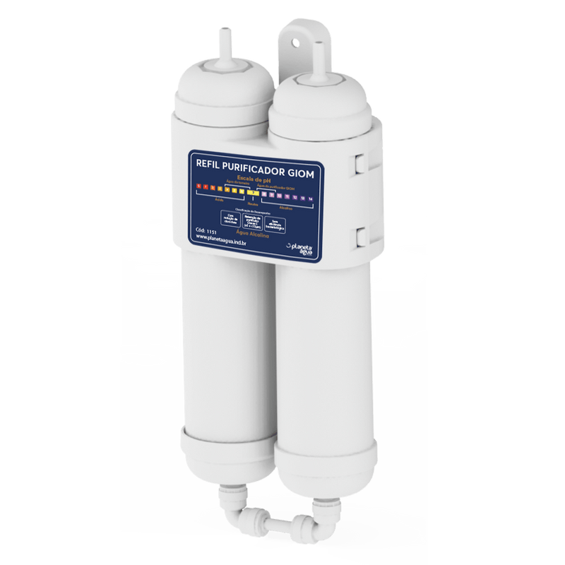 Purificador de Água Alcalina Branco com Cinza - Giom