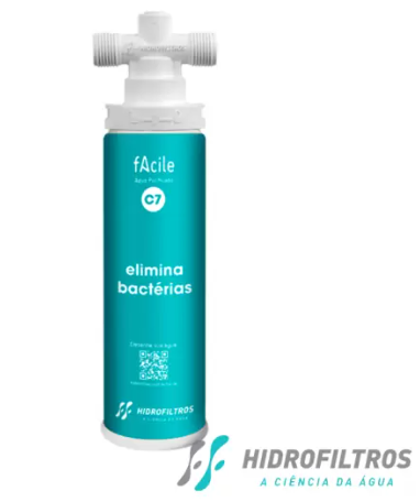 Refil e pré-filtro elimina bactérias