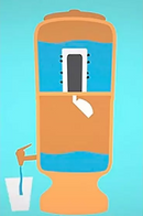 Vela De Carvão Ativado Oasis Para Filtro De Barro