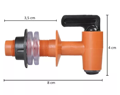 Torneira para Filtro de Barro Cerâmica Stéfani